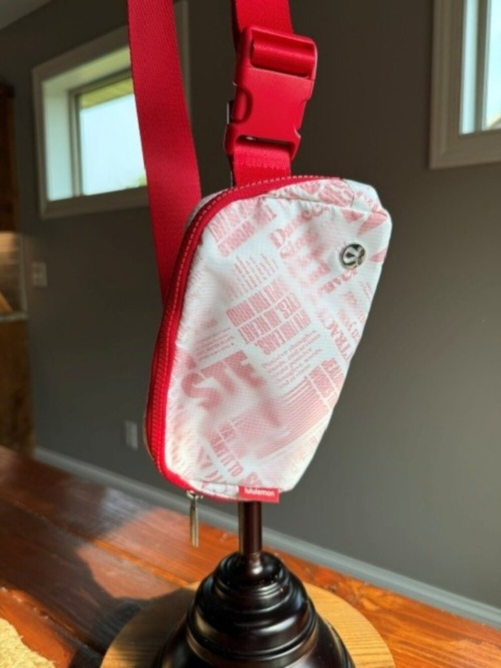 Lululemon Red/White Belt Bag